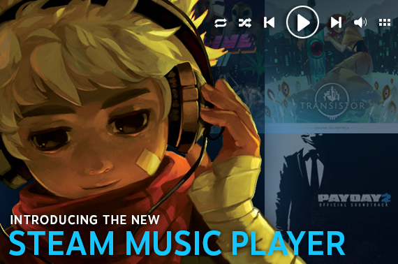 Steam agora tem seu próprio player de música integrado - GameBlast